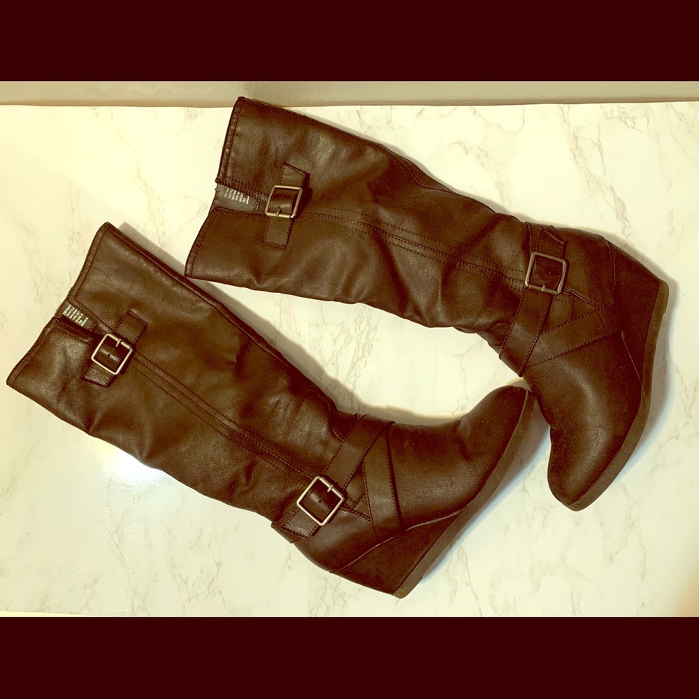 Steve Madden Knee-High Wedge Boots